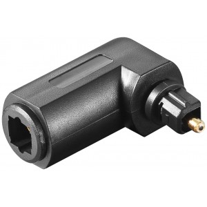 Adaptateur audio num&eacute;rique Toslink 90&deg;