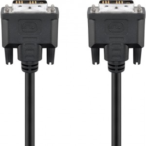 Câble DVI-D Single Link Full HD, nickelé