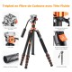 K&F Trepied carbone + rotule poignée